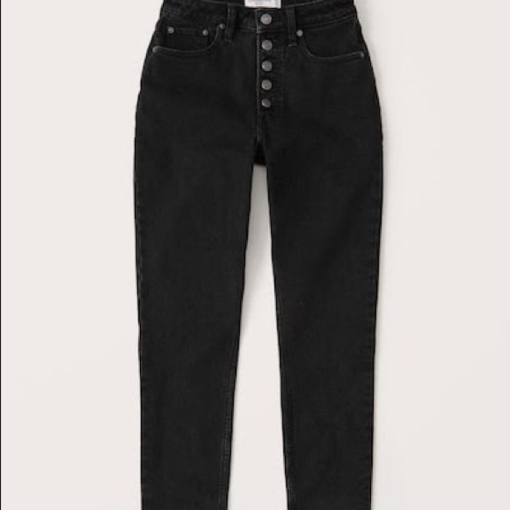 Abercrombie black curve love skinny jeans